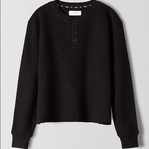 Aritzia TNA Henley Sweatshirt